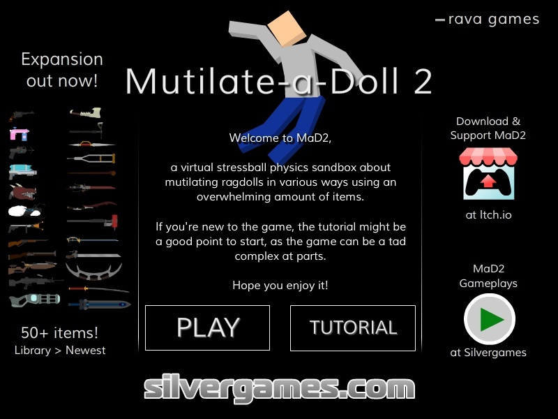 MUTILATE A DOLL 2: RAGDOLL jogo online gratuito em