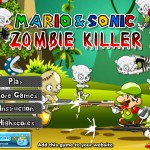 Mario and Sonic Zombie Killer Screenshot