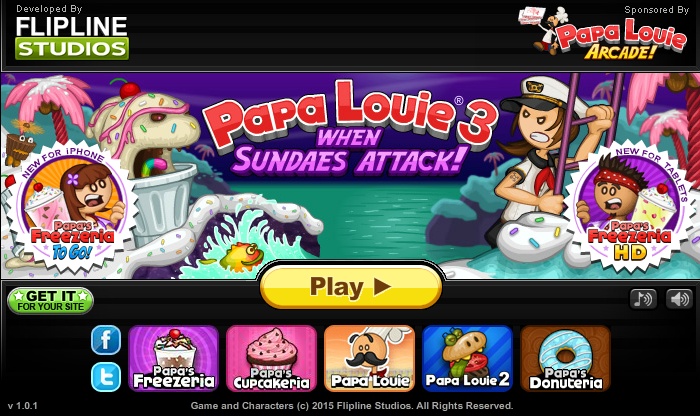 Papa Louie 3: When Sundaes Attack - Game Walkthrough (all levels