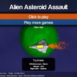 Alien Asteroid Assault Screenshot