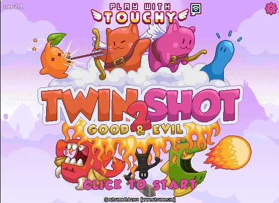 TWIN SHOT 2: GOOD & EVIL juego gratis online en Minijuegos